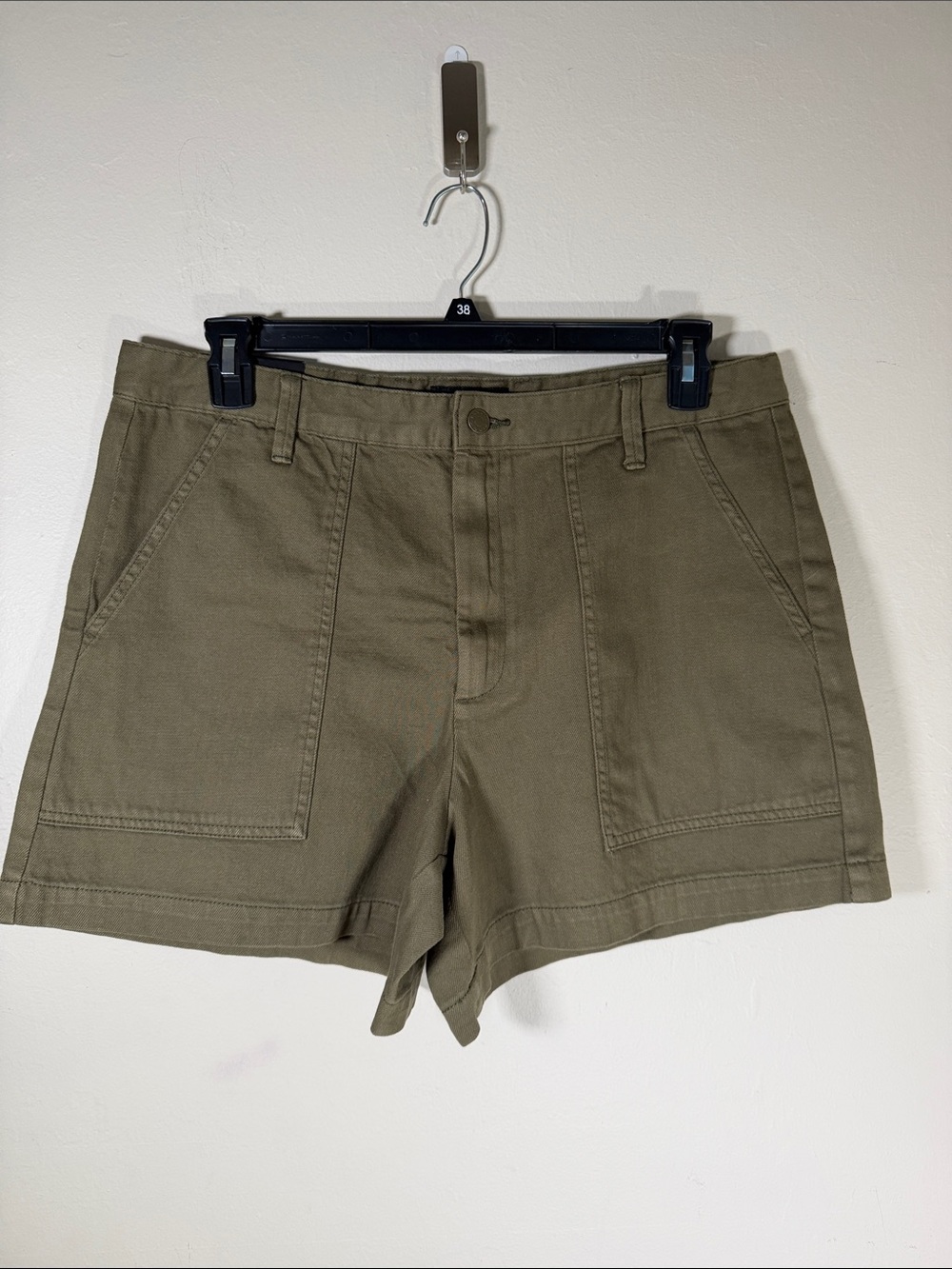 Banana Republic Olive Green Utility Bermuda Shorts